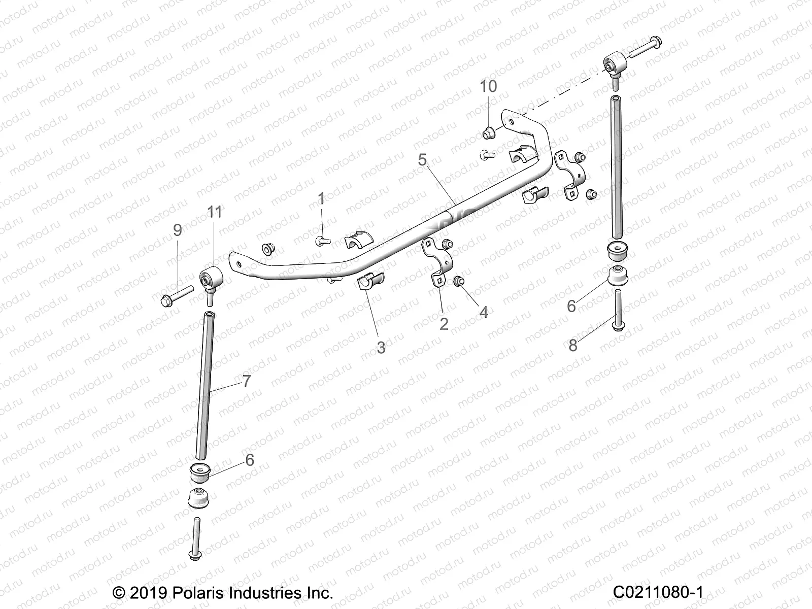 SUSPENSION | SUSPENSION, STABILIZER BAR - A21SLE95FG/S95CG/S95FG (C0211080-1)