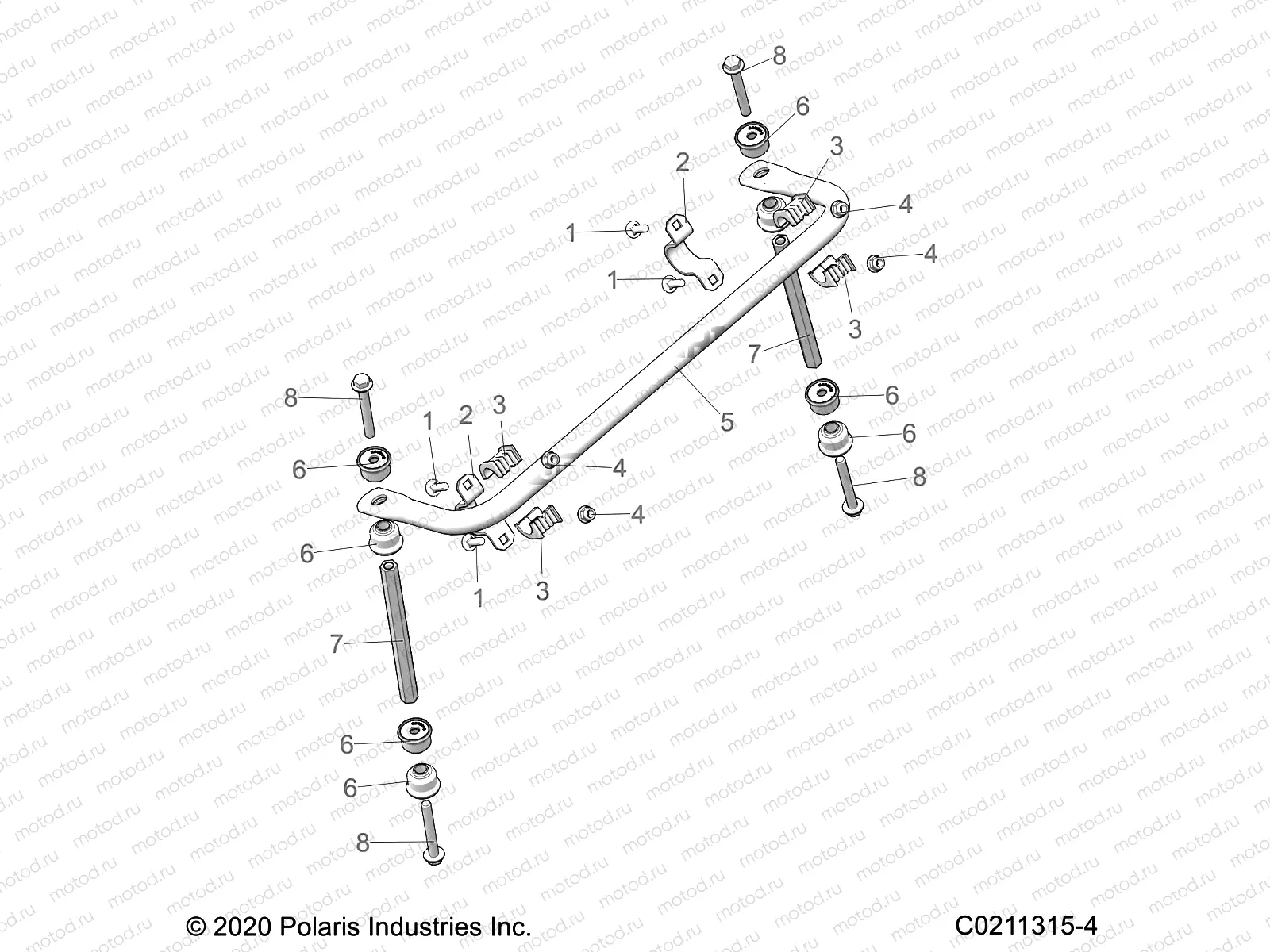 SUSPENSION | SUSPENSION, STABILIZER BAR - A21SXA85A1/A7/CA1/CA7 (C0211315-4)