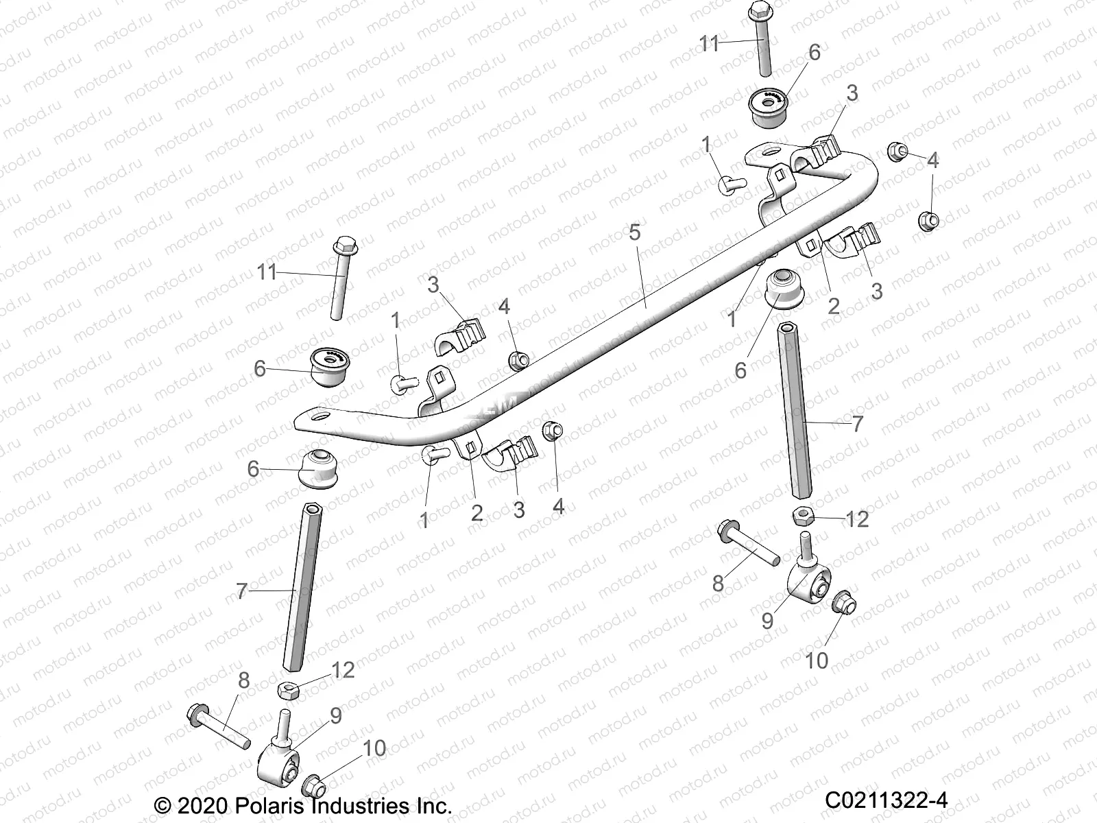 SUSPENSION | SUSPENSION, STABILIZER BAR - A23SYE95PM (C0211322-4)