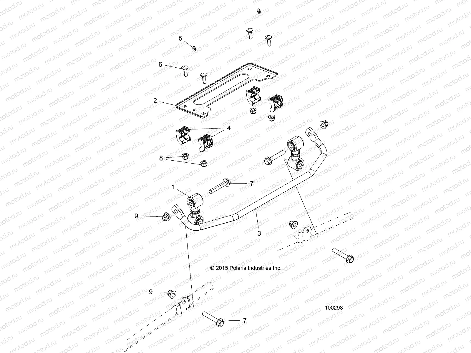 SUSPENSION | SUSPENSION, STABILIZER BAR, FRONT - A16DAE87AL (100298)