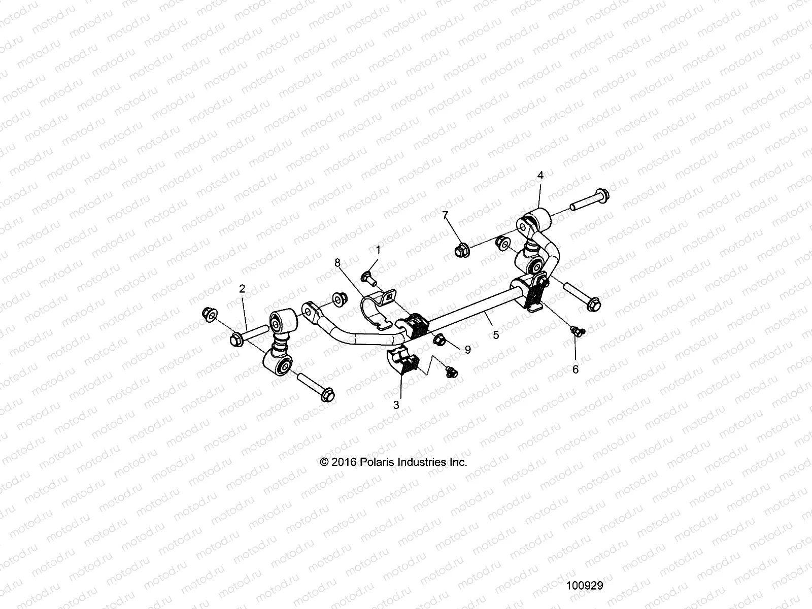 SUSPENSION | SUSPENSION, STABILIZER BAR, FRONT - A17HAA15N7 (100929)