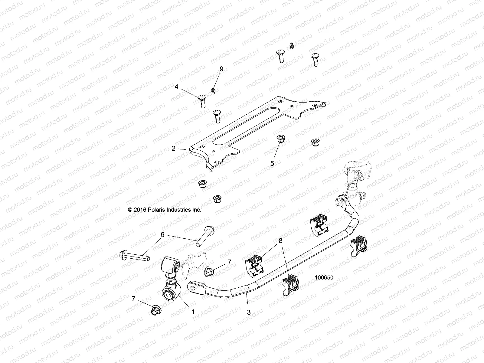 SUSPENSION | SUSPENSION, STABILIZER BAR, FRONT - A18DCE87BB (100650)