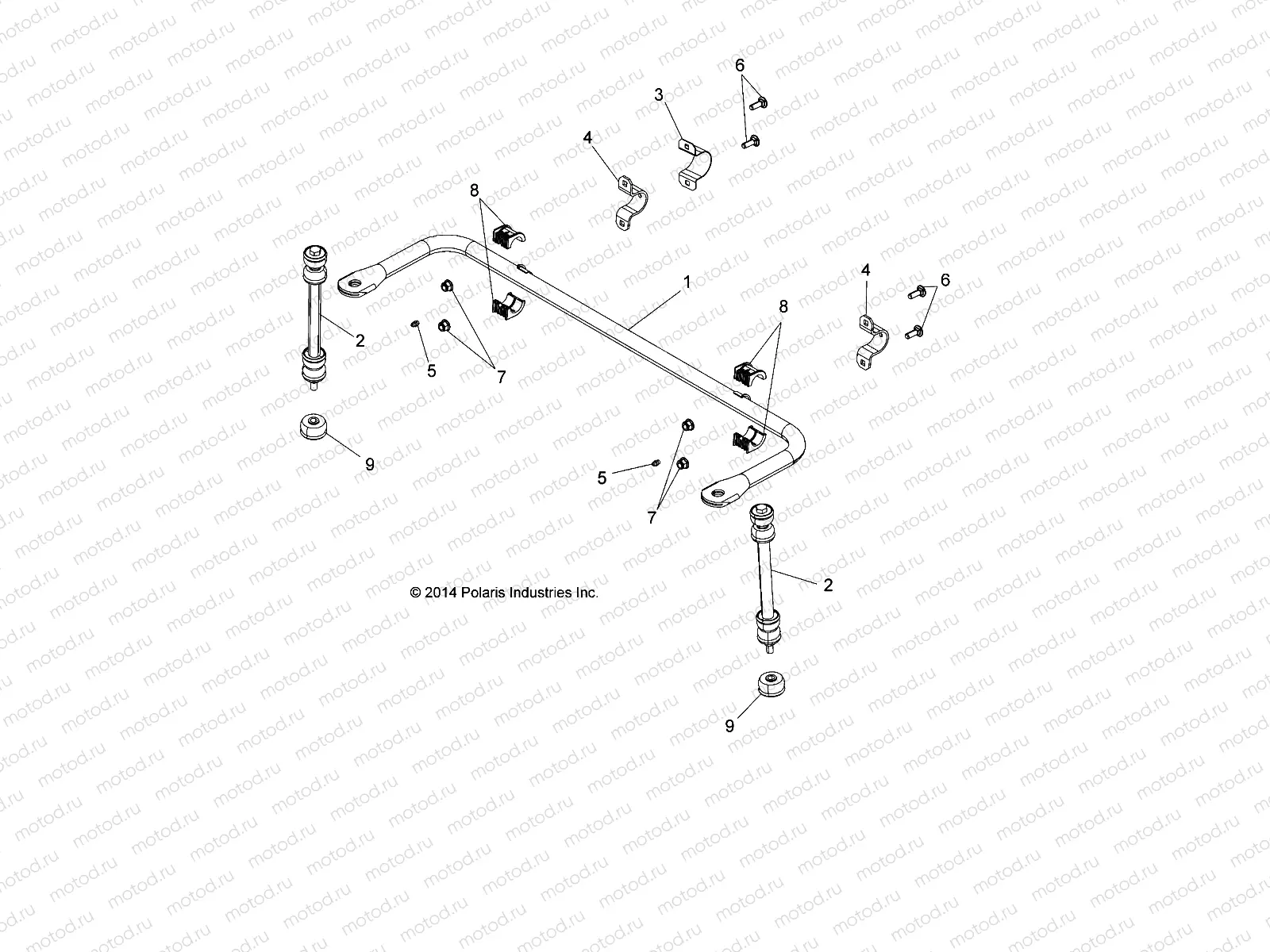 SUSPENSION | SUSPENSION, STABILIZER BAR - L15U2NAGFA/MA (49LEVSTABILIZERRR15M)