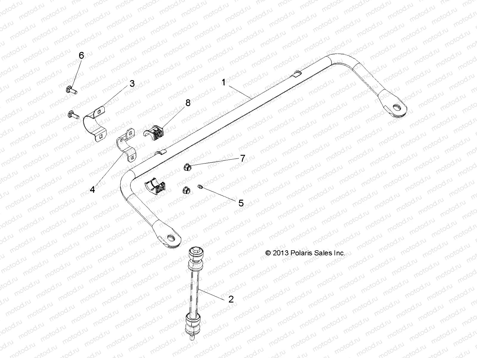 SUSPENSION | SUSPENSION, STABILIZER BAR - R14WH57AA/AC/AR/6EAT (49RGRSTABILIZERFRT14570)