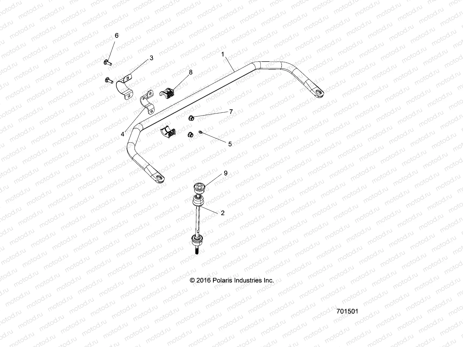 SUSPENSION | SUSPENSION, STABILIZER BAR - R20MAA57B1/B9/EBH (701501)