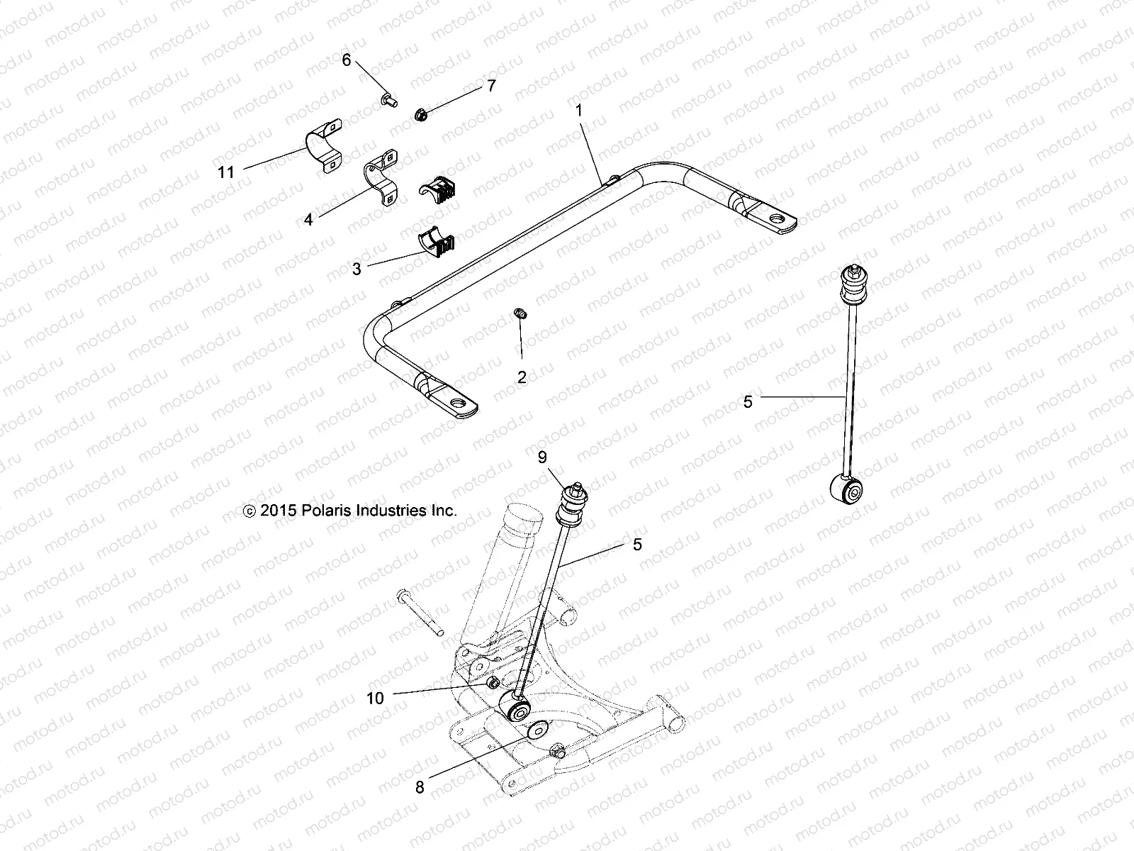 SUSPENSION | SUSPENSION, STABILIZER BAR, REAR - A16DAE87AL (100223)