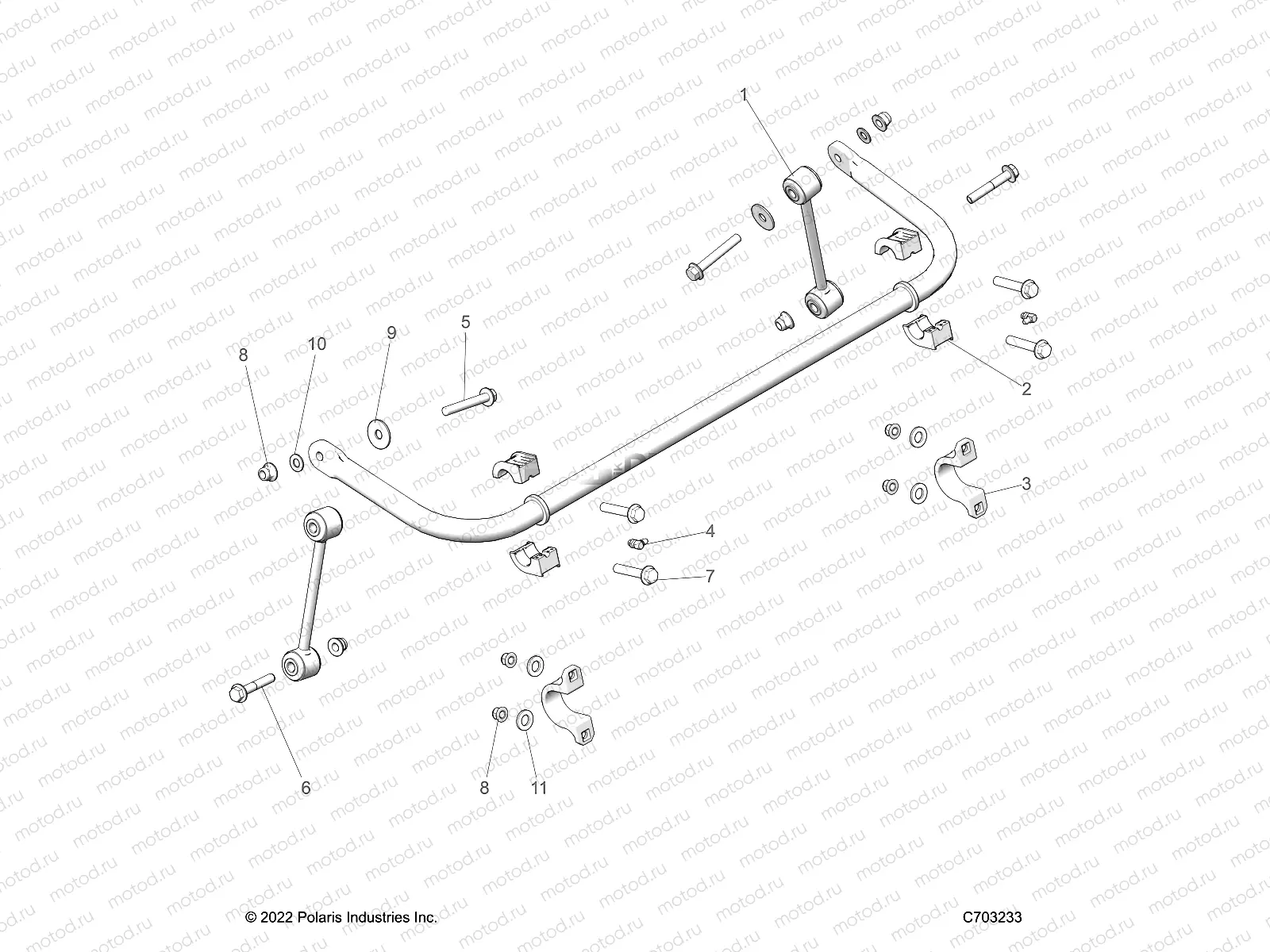 SUSPENSION | SUSPENSION, STABILIZER BAR, REAR - Z23N4E99NR (C703233)