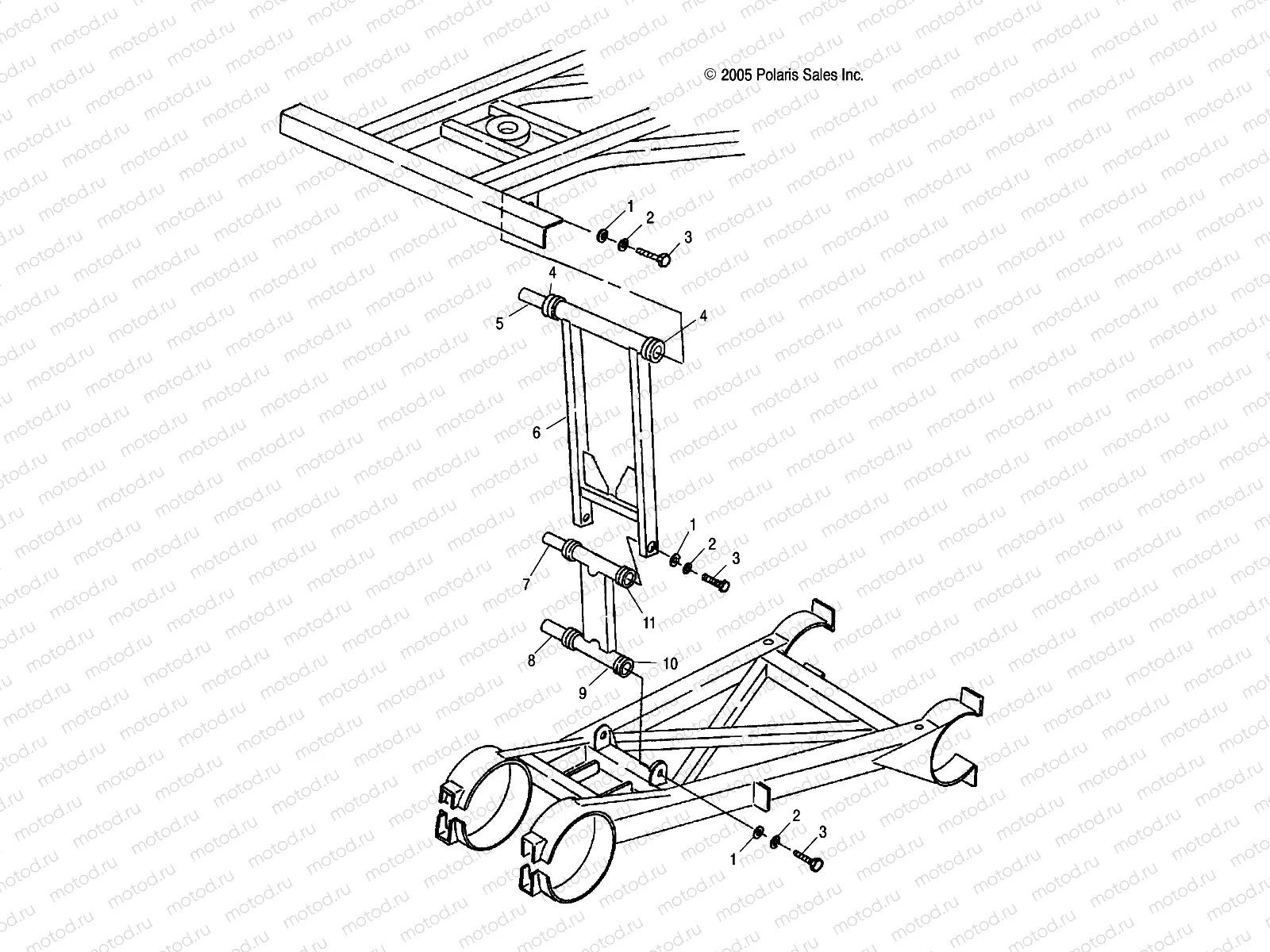 SUSPENSION | SUSPENSION, STRUT STABILIZER, REAR - A07CL50AA (4999201649920164C01)