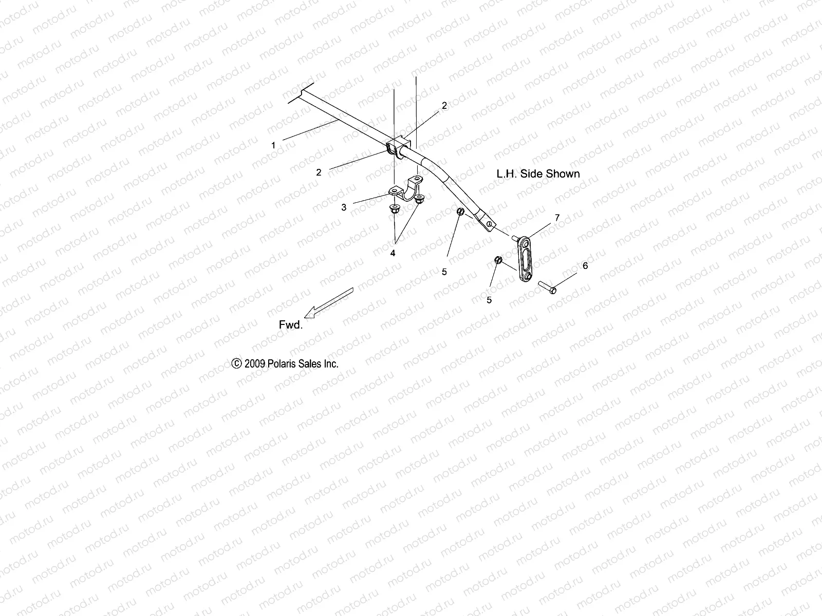 SUSPENSION | SUSPENSION, SWAY BAR - S20EEC8RS/8RE ALL OPTIONS (49SNOWSWAYBAR10PR)
