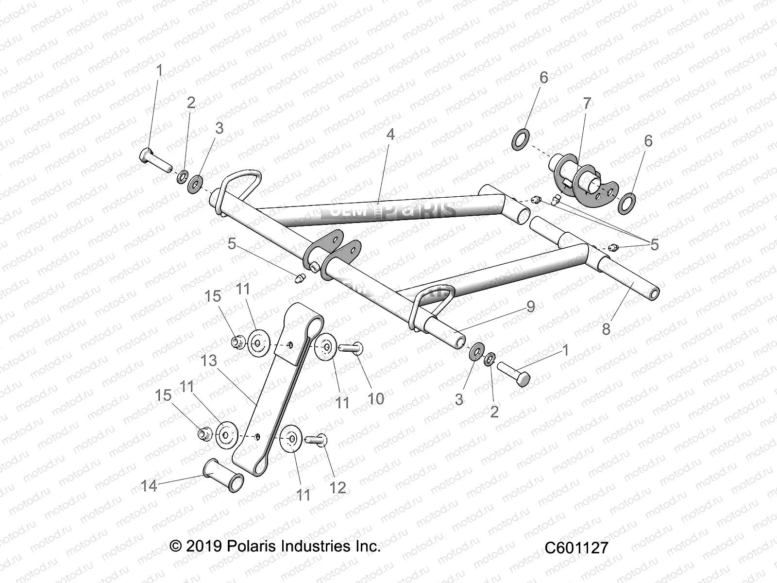 SUSPENSION | SUSPENSION, TORQUE ARM, FRONT - S20CEF5BSL (C601127)