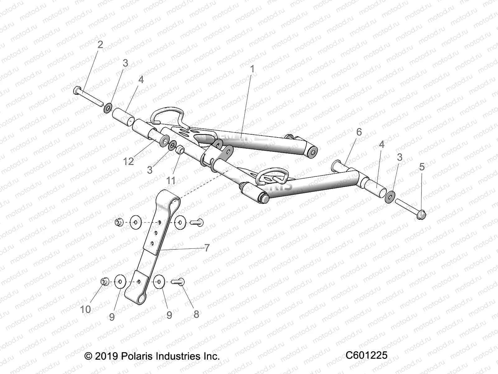 SUSPENSION | SUSPENSION, TORQUE ARM, FRONT - S21EKL6PS/6PE ALL OPTIONS (C601225)