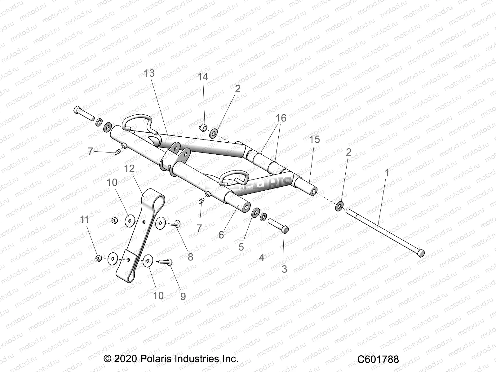 SUSPENSION | SUSPENSION, TORQUE ARM, FRONT - S22CBA5TSL (C601788)