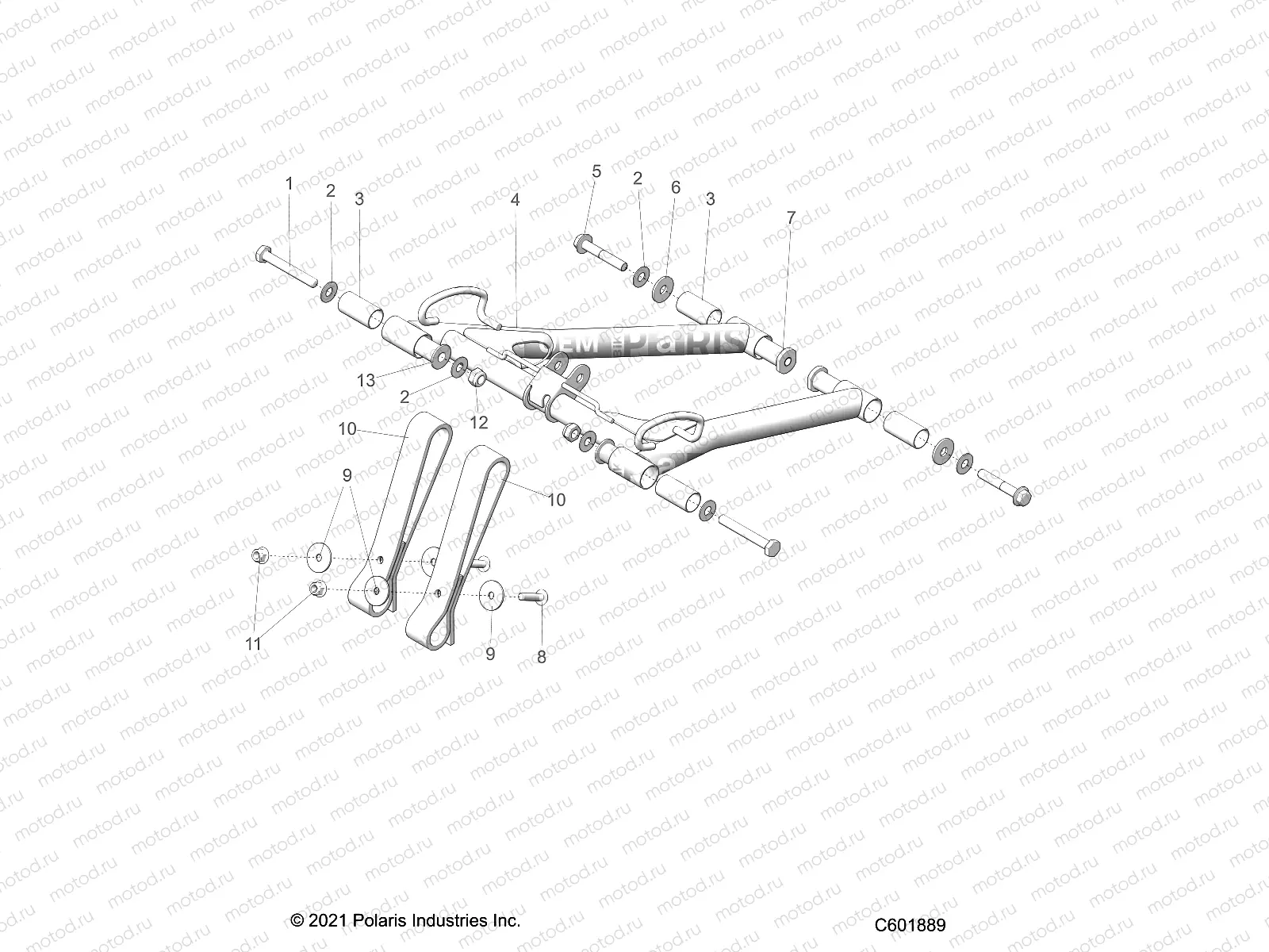 SUSPENSION | SUSPENSION, TORQUE ARM, FRONT - S23TDL6KSA (C601889)