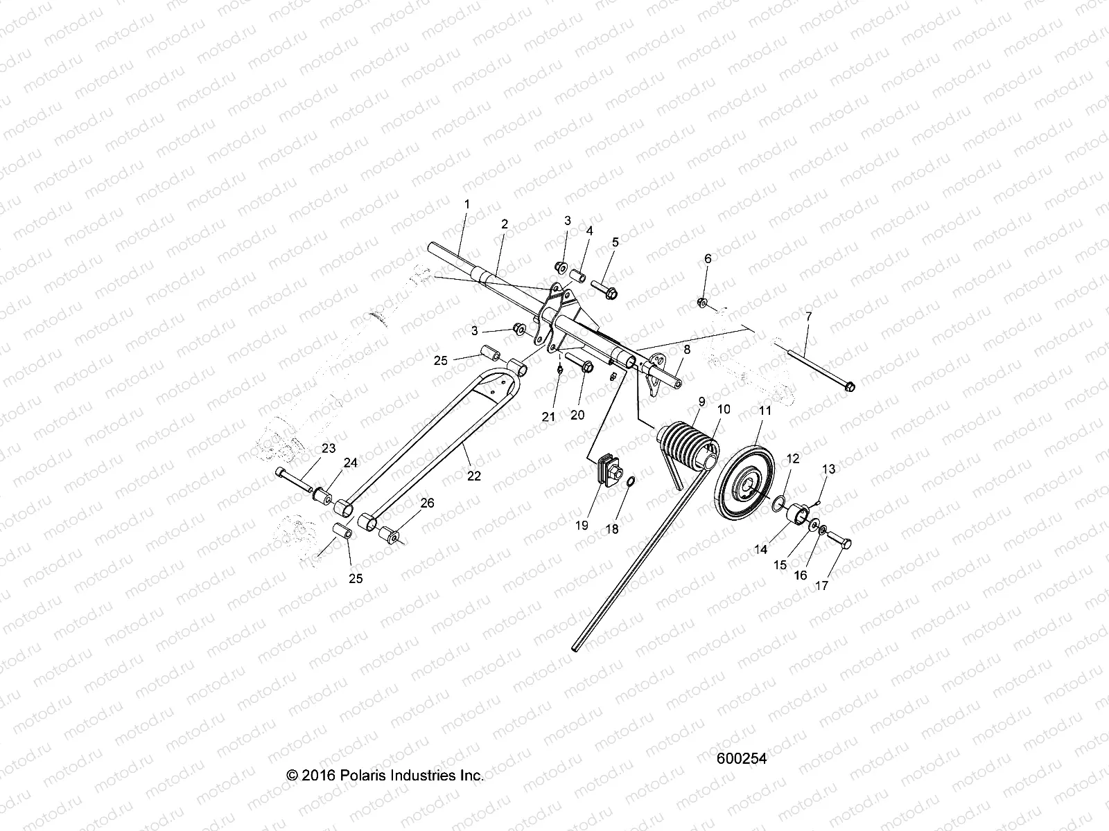 SUSPENSION | SUSPENSION, TORQUE ARM, REAR - S20EEC8PS ALL OPTIONS (600254)