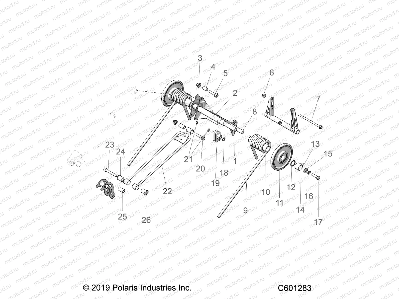 SUSPENSION | SUSPENSION, TORQUE ARM, REAR - S20ELS8PS ALL OPTIONS (C601283)