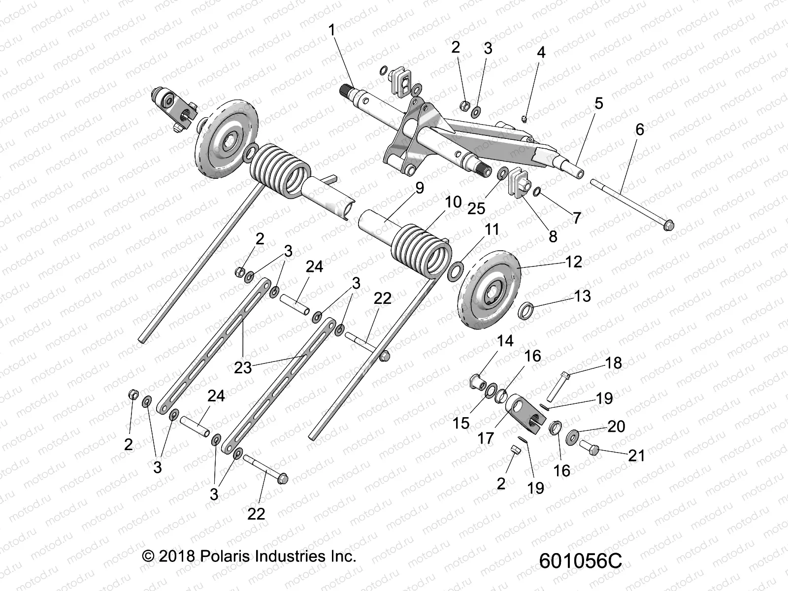 SUSPENSION | SUSPENSION, TORQUE ARM, REAR - S20MDX6JSA/6JEA (601056C)