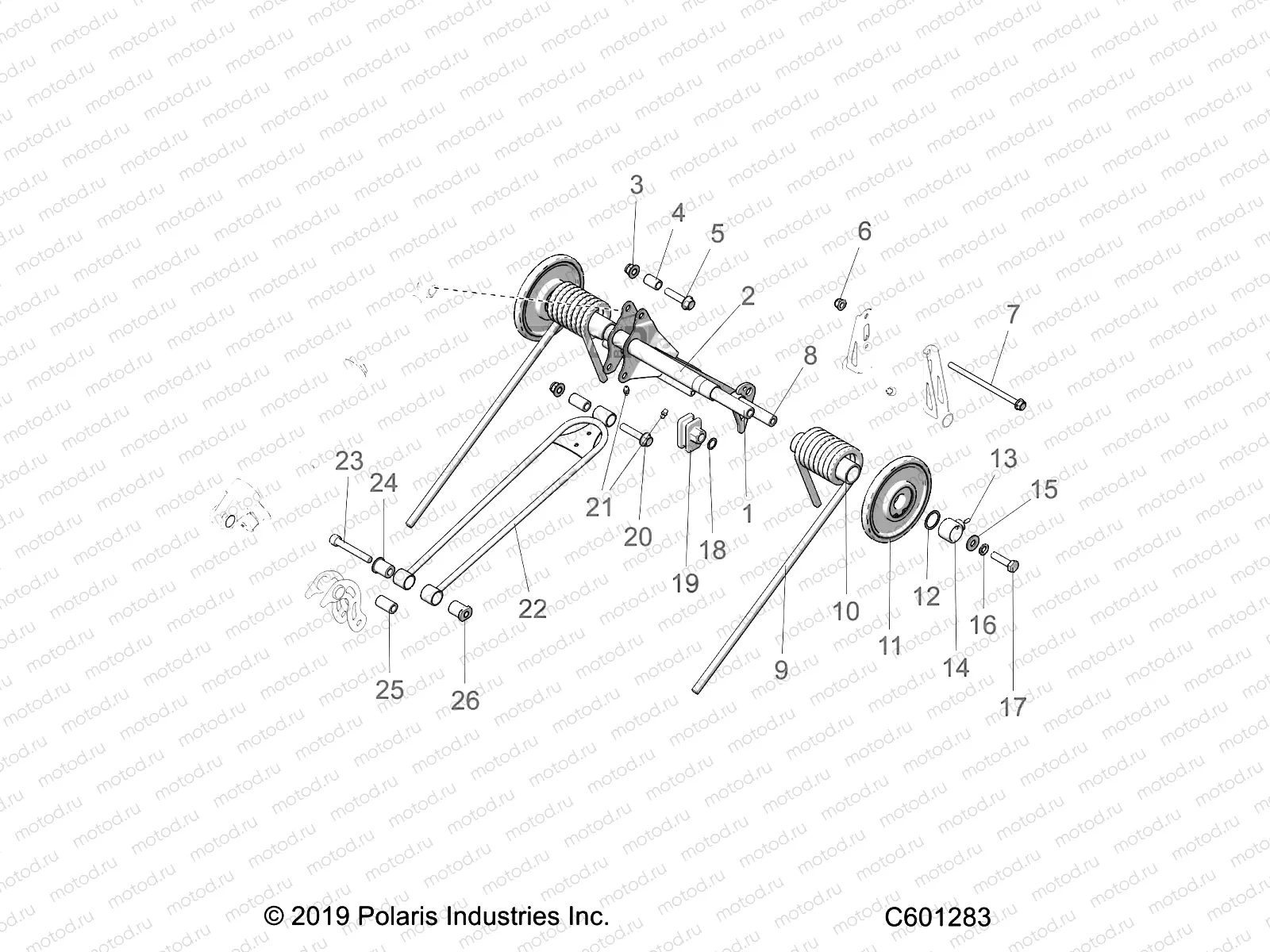 SUSPENSION | SUSPENSION, TORQUE ARM, REAR - S21ELS8RS/8RE ALL OPTIONS (C601283)