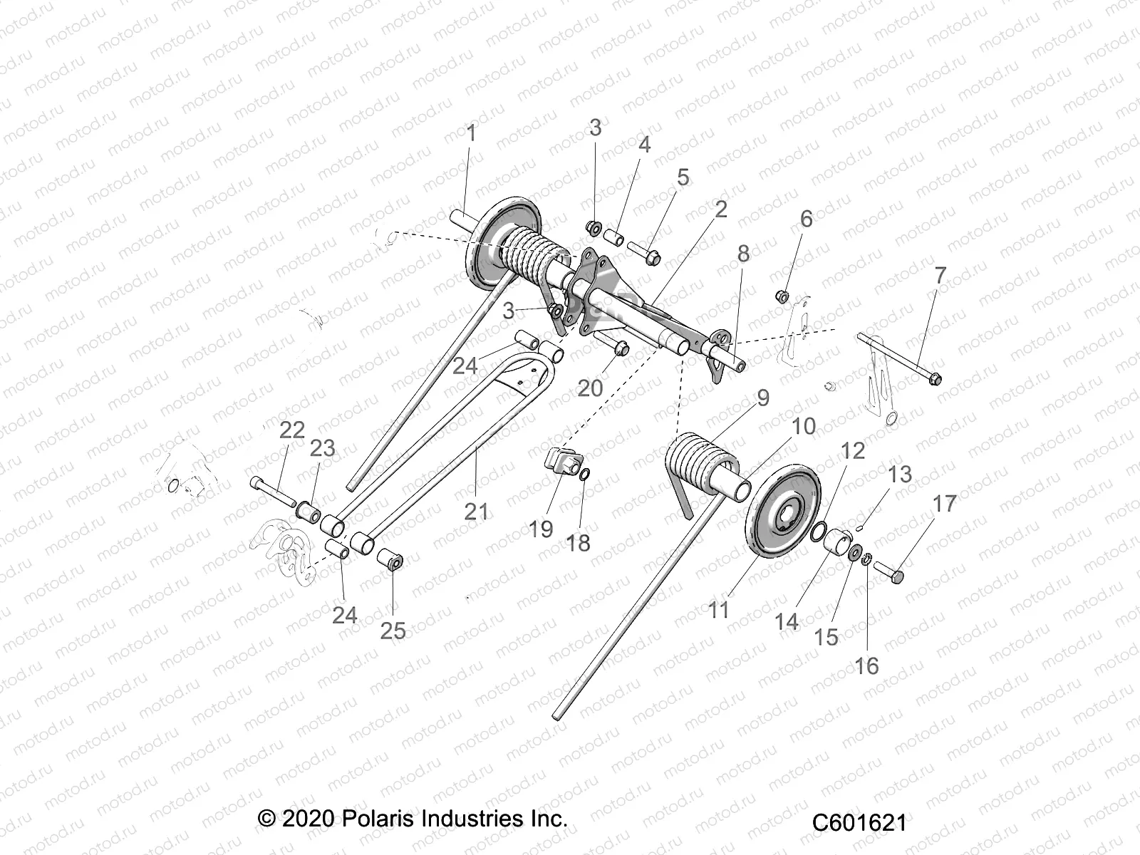 SUSPENSION | SUSPENSION, TORQUE ARM, REAR - S21TLC6RS/6RE ALL OPTIONS (C601621)