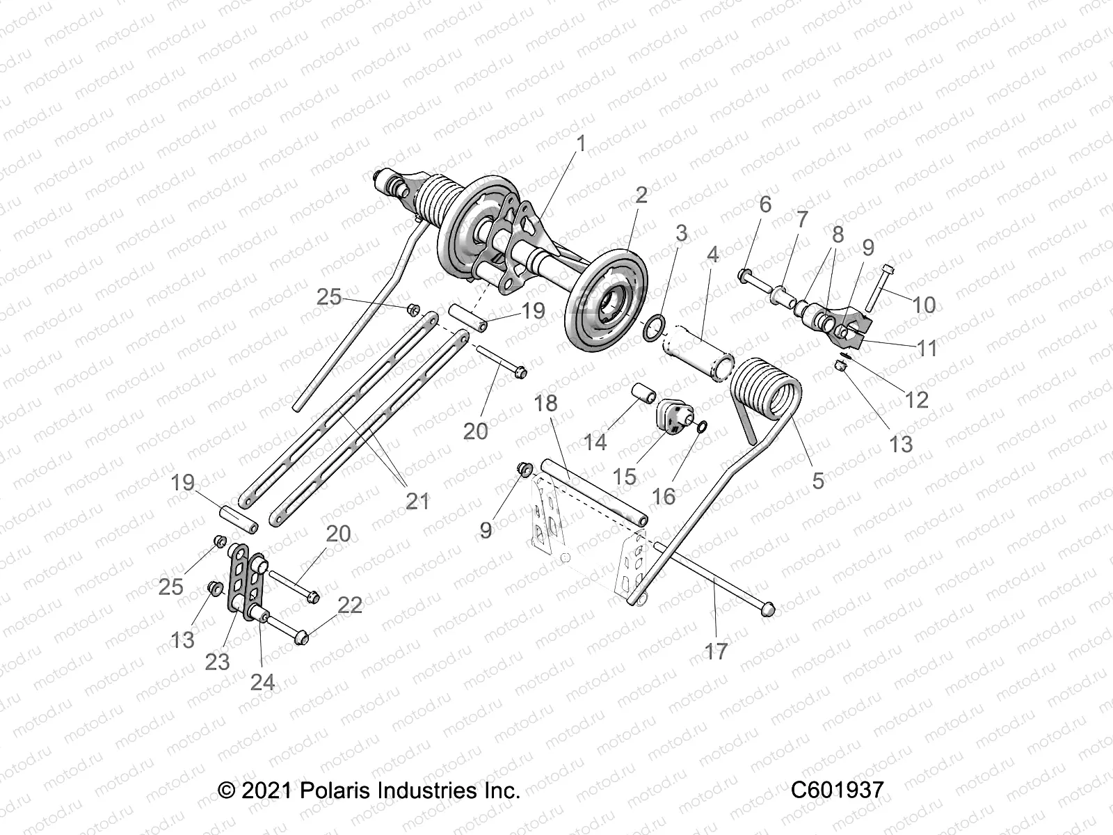 SUSPENSION | SUSPENSION, TORQUE ARM, REAR - S22TKL6RS/6RE ALL OPTIONS (C601937)
