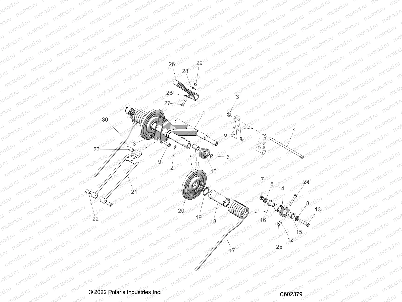SUSPENSION | SUSPENSION, TORQUE ARM, REAR - S23CBU5TSL (C602379)