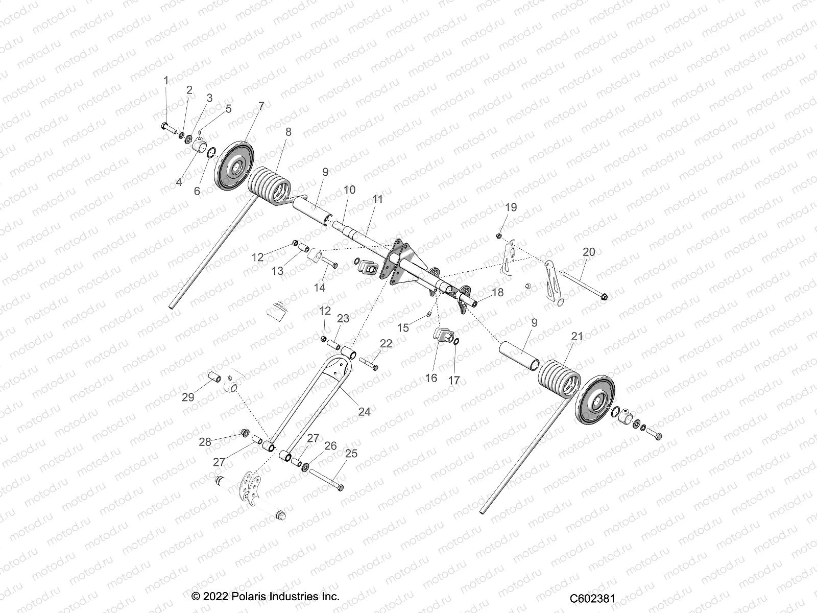 SUSPENSION | SUSPENSION, TORQUE ARM, REAR - S23CFF5TSL (C602381)