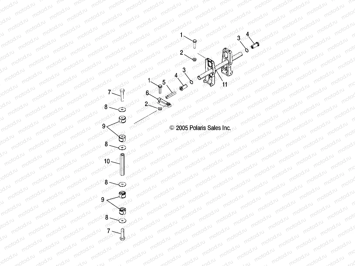 SUSPENSION | SUSPENSION, TORSION BAR - A08MN50AF/AN/AQ/AR/AS/AT/AW/AX (4999200059920005C10)
