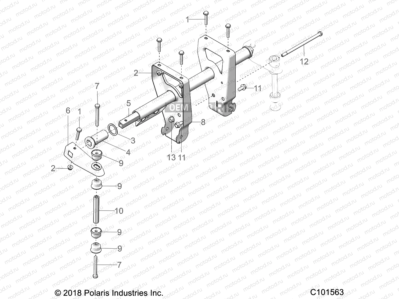 SUSPENSION | SUSPENSION, TORSION BAR - A19SES57F1/F2/SET57F1