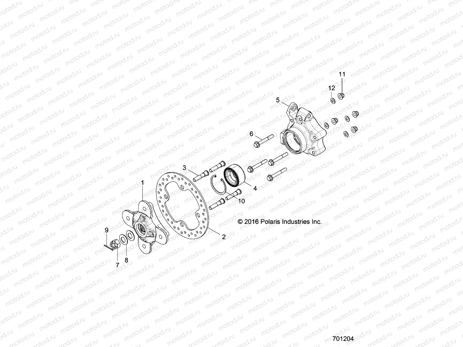 SUSPENTION | SUSPENTION, REAR CARRIER - Z17VDE99NM (701204)