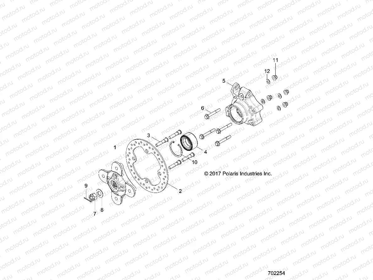 SUSPENTION | SUSPENTION, REAR CARRIER - Z18VDE99FK/S99CK/FK (702254)