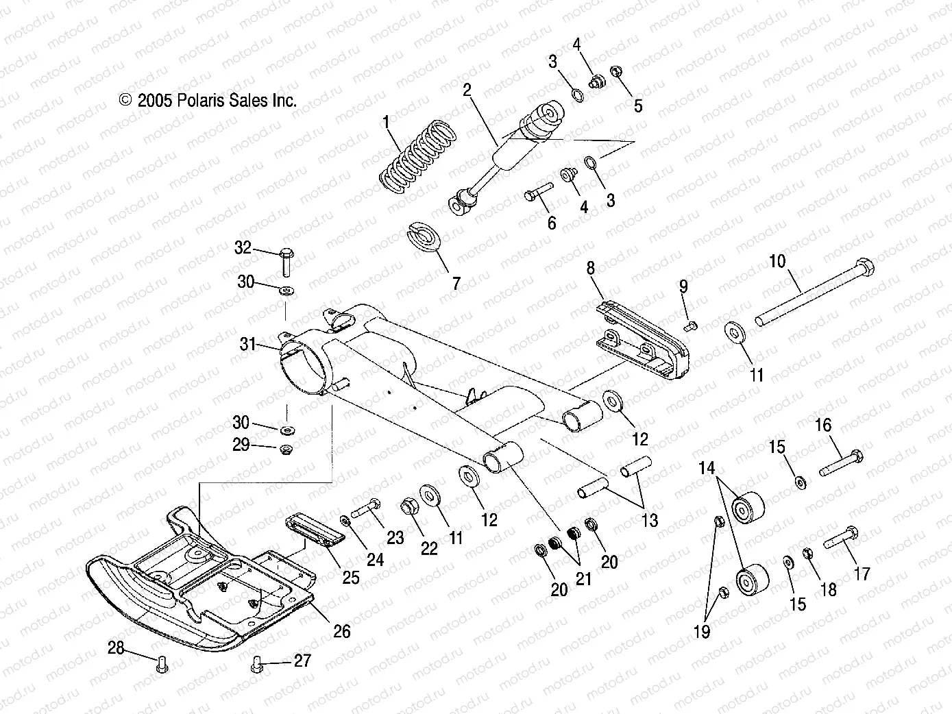 SWING ARM - A06GJ50AA/AB/AC (4999201849920184B07) | SWING ARM - A06GJ50AA/AB/AC (4999201849920184B07)