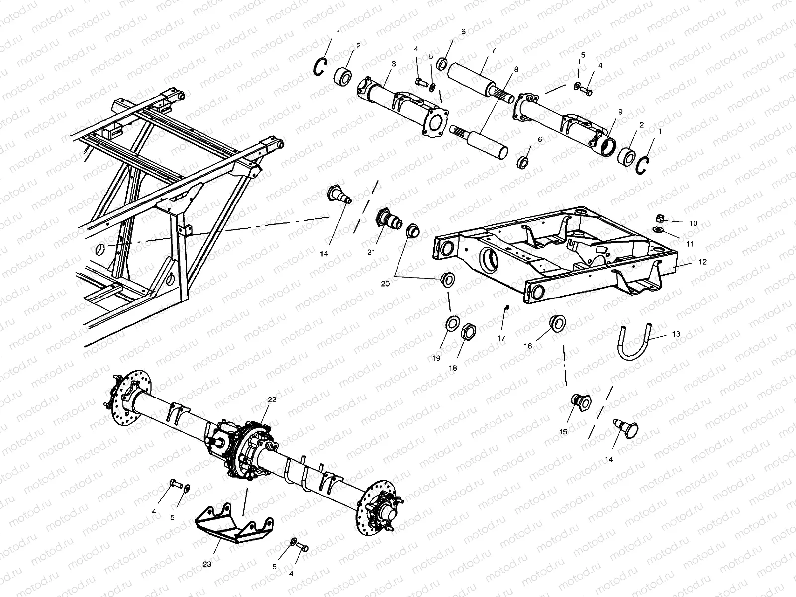 SWING ARM - A10RF50AB (4970927092C06) | SWING ARM - A10RF50AB (4970927092C06)