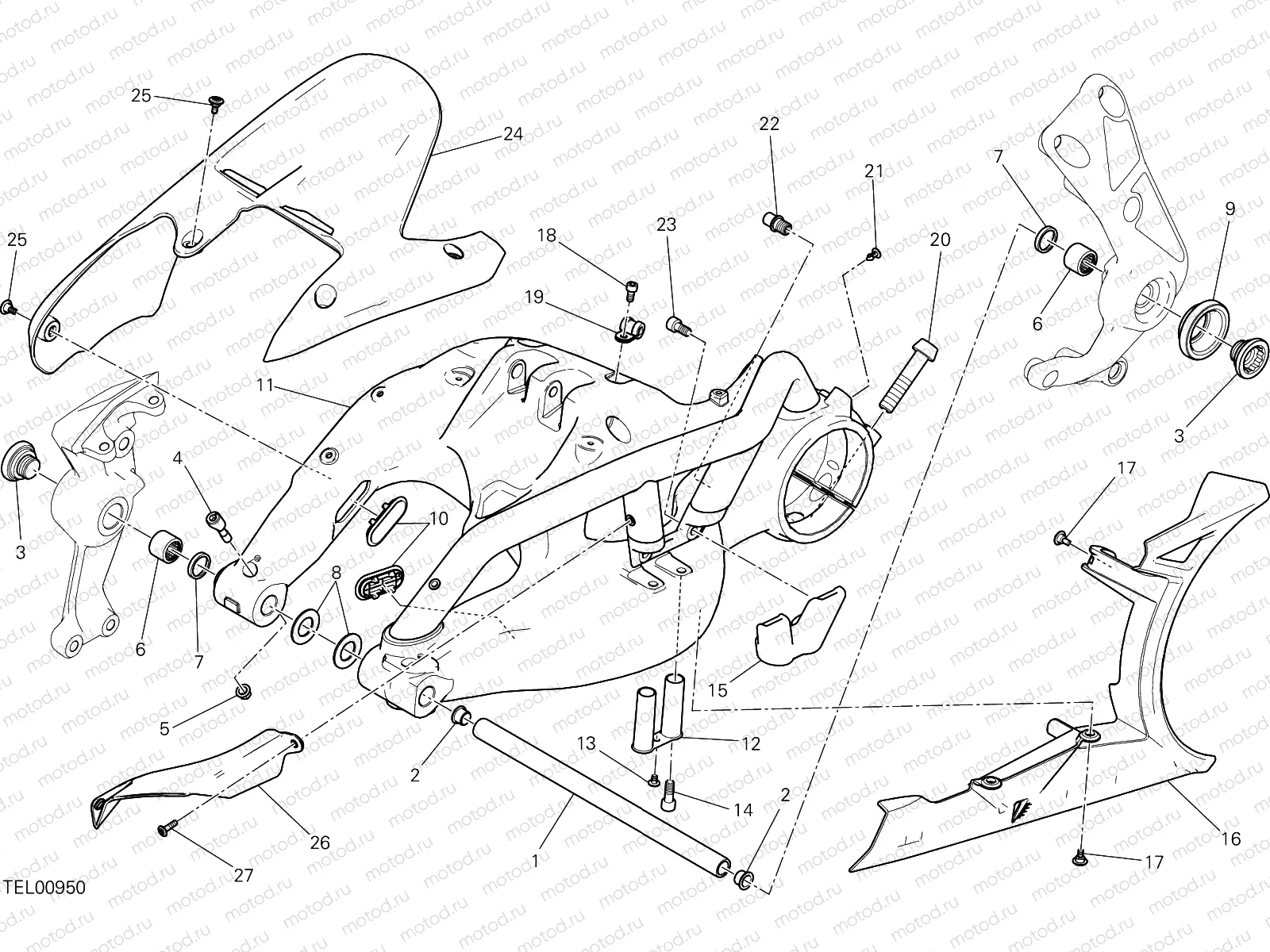 SWING ARM [MOD:XDIAVEL]