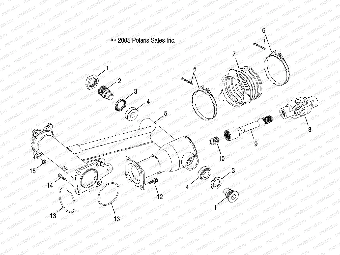 SWING ARM | SWING ARM, REAR - A06SB20AA/AB (4999202799920279B04)