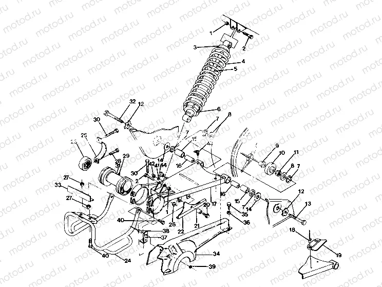 SWING ARM WLDMT (MIDDLE) BIG BOSS 4X6 UPDATED 2-91 (4919801980026A) | SWING ARM WLDMT (MIDDLE) BIG BOSS 4X6 UPDATED 2-91 (4919801980026A)