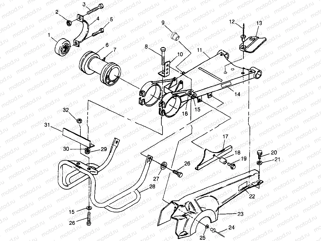 SWING ARM/GUARD MOUNTING - N98AE50D (4946394639c007) | SWING ARM/GUARD MOUNTING - N98AE50D (4946394639c007)