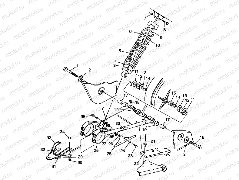 SWING ARM/SHOCK MOUNTING - A99CC28CA (4949484948b014) | SWING ARM/SHOCK MOUNTING - A99CC28CA (4949484948b014)