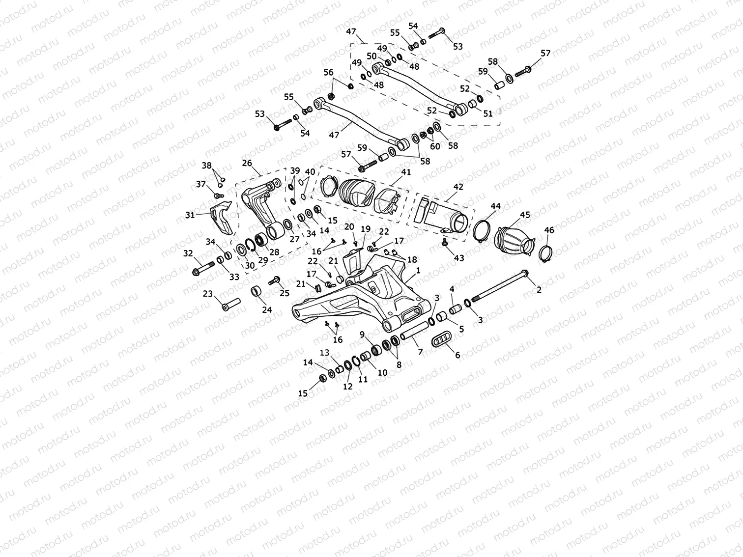 Swinging Arm Assembly