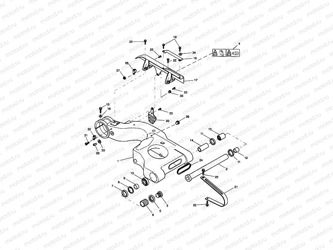 Swinging Arm Single sided swingarm