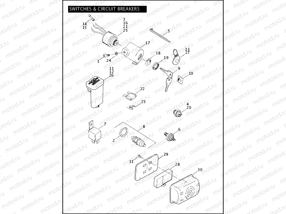 SWITCHES & CIRCUIT BREAKERS