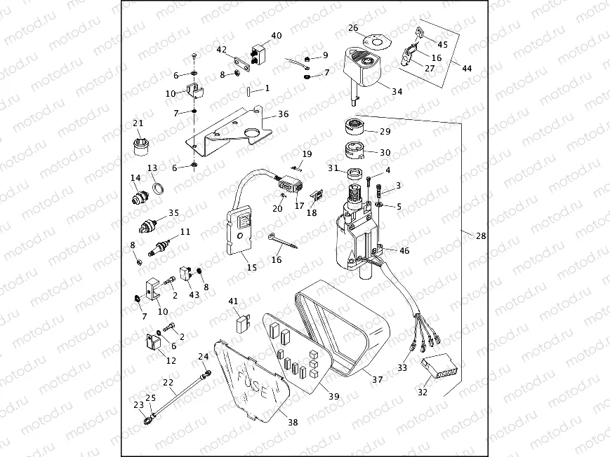 SWITCHES & CIRCUIT BREAKERS - FLHTP (2 OF 2)