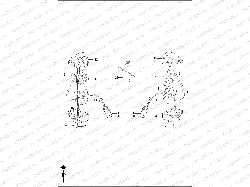 SWITCHES, HANDLEBAR