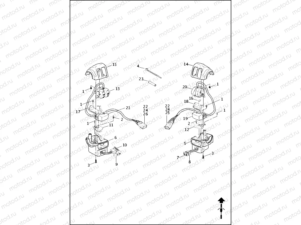 SWITCHES, HANDLEBAR