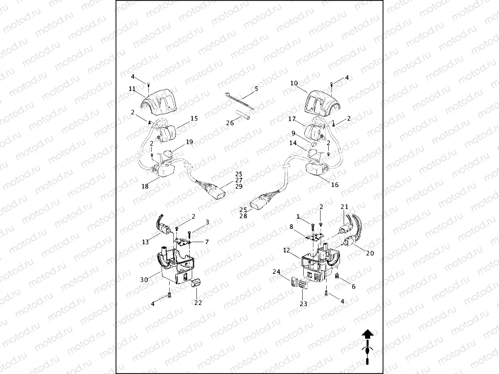 SWITCHES, HANDLEBAR