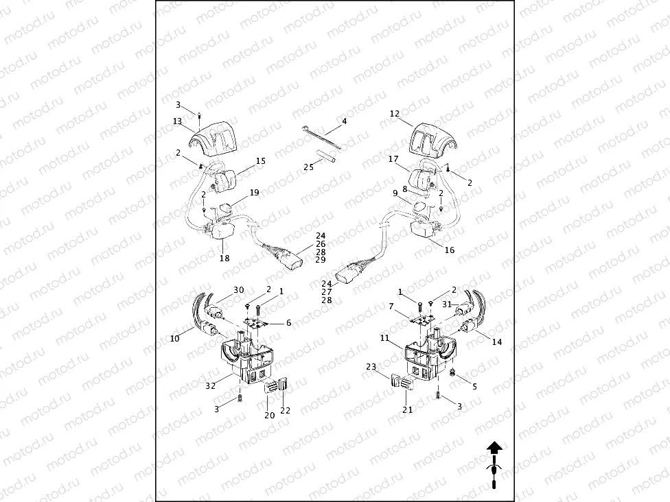 SWITCHES, HANDLEBAR