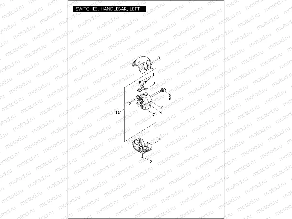 SWITCHES, HANDLEBAR, LEFT