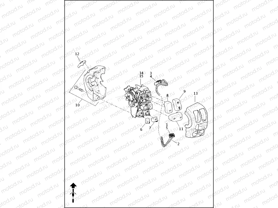 SWITCHES, HANDLEBAR, LEFT