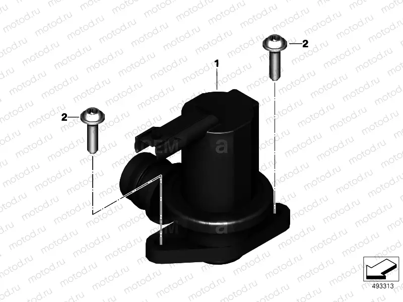 SWITCHING VALVE, SECONDARY AIR INJECTION