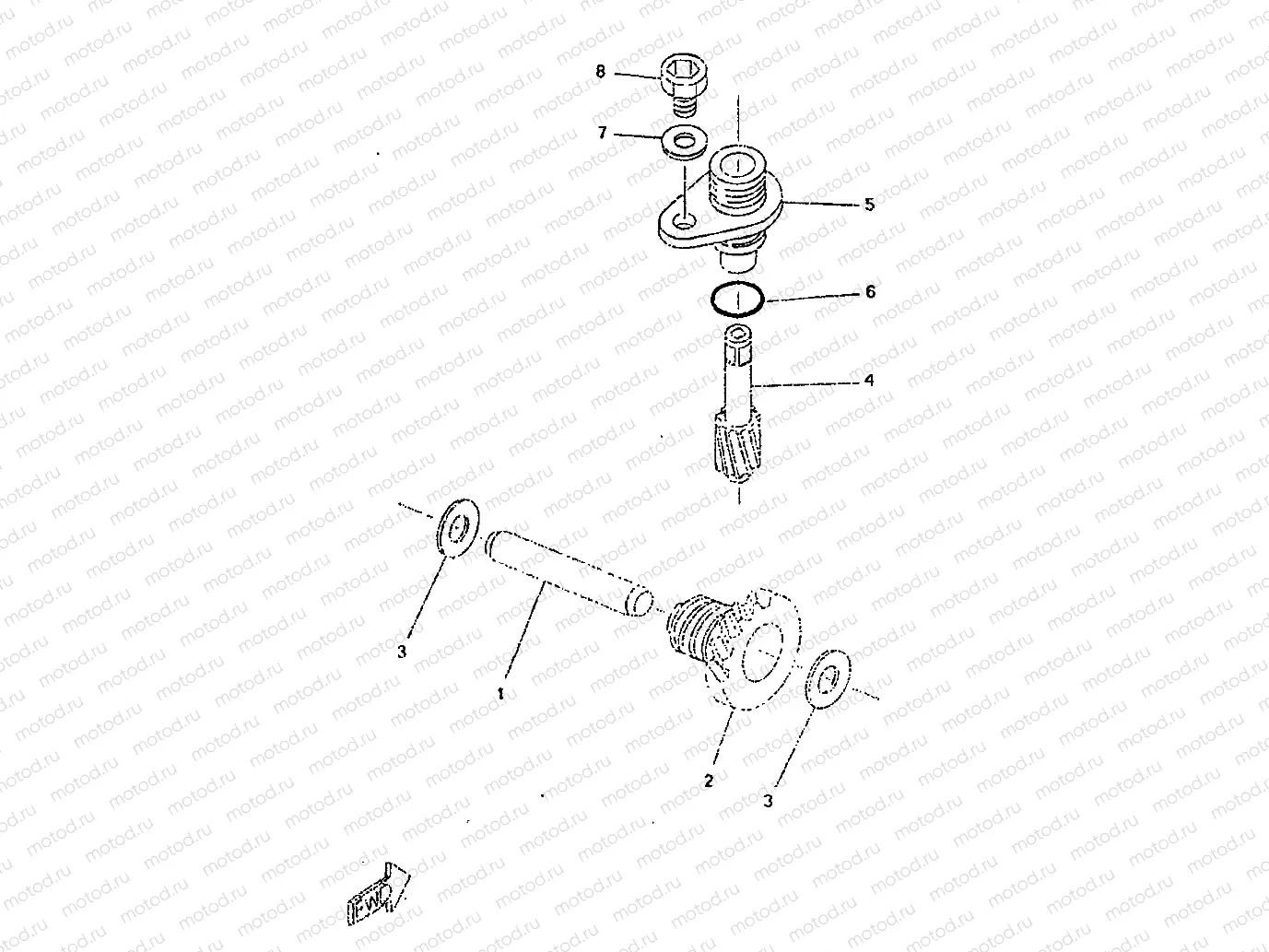 TACHOMETER GEAR