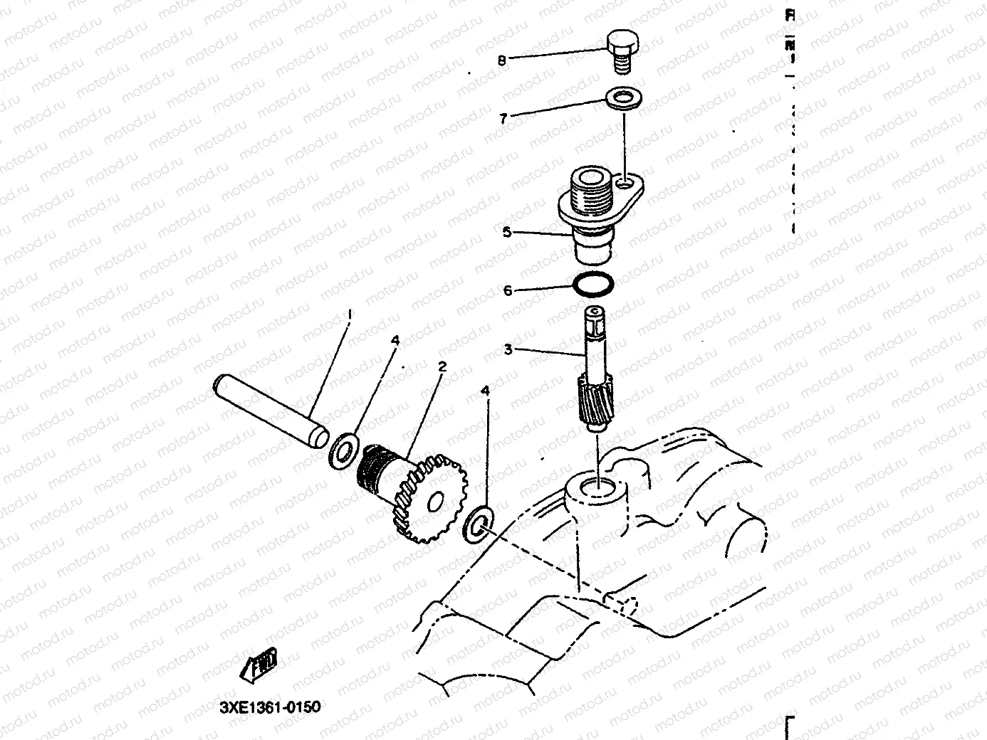 TACHOMETER GEAR