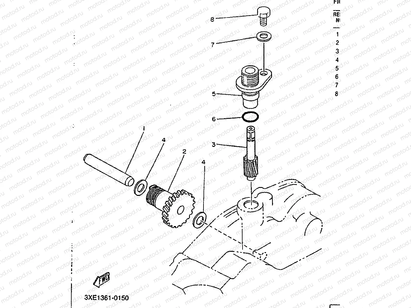 TACHOMETER GEAR